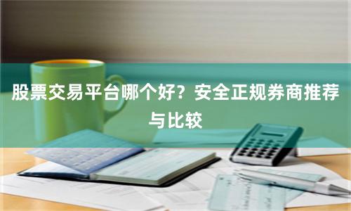 股票交易平台哪个好？安全正规券商推荐与比较